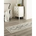 thumbnail image 2 of Rugs.com Charlotte Collection Rug – 6 Ft Runner Aqua Low-Pile Rug Perfect For Hallways, Entryways, 2 of 2