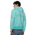 thumbnail image 4 of Honeii Blue And Turquoise Print Hoodies for Men, Pullover & Full Zip, Breathable Zip up Hoodie, Sweatshirt-X-Large, 4 of 5