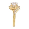 thumbnail image 3 of 4.25 Ratti 3.00 Carat Natural White Zircon Stone Gold Plated Adjustable Astrological/Purpose Ring For Men And Women Aa+ Quality-B08XMH, 3 of 8