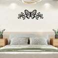 thumbnail image 3 of HELLOYOUNG 15.74 inch Metal Butterfly Scroll Wall Art Wall Decor Home Decorative Objects suitable for Lobby/Living Room Beautiful Metal Butterfly Housewarming Gift, 3 of 21