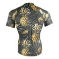 thumbnail image 4 of joogoo Beautiful Pineapples and Butterflies Pattern Men's Cycling Jerseys Mountain Bike Short Sleeve Tops L, 4 of 7