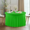 thumbnail image 4 of Spandex Round Table Cloths For 60 Inch Table, Wrinkle Free Stretchy Round Tablecloths, Washable Table Covers For Wedding Birthday Parties Banquet, 4 of 7