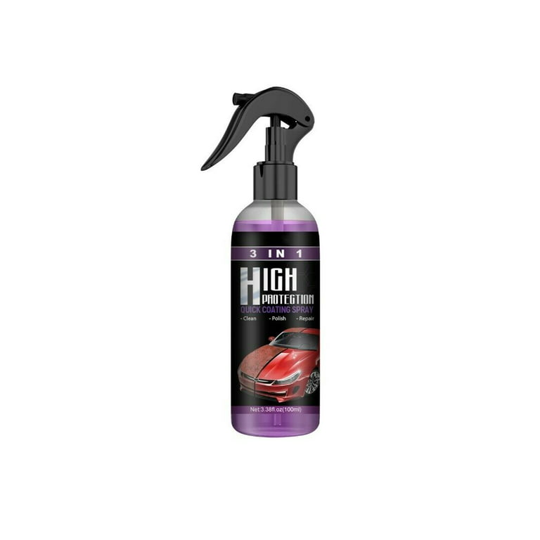 3 in 1 High Protection Quick Car Coat Ceramic Coating Spray Hydrophobic Car  Wax
