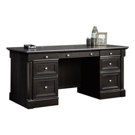 Bowery Hill Executive Desk in Wind Oak