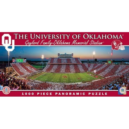 Masterpieces Collegiate Oklahoma Sooners 1000 Piece Stadium Panoramic Jigsaw Puzzle