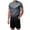 Summer_SETS286-Grey, variant on UAYOTSE Mens Short Sets Workout Sets Athletic Clothes Soccer Shirts Shorts Basketball Running Gym Football Outfits Summer,Sizes XL