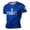 Blue@GC@, variant on CONZONE Mens Tshirts Short Sleeve T-Shirts for Men Crew Neck Italy Day Graphic Casual Summer Tee Tops