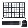 thumbnail image 1 of Red de carga resistente Surmountway, 66 x 50 pulgadas, capacidad de 1100 libras, hebillas de leva ajustables y ganchos en S, se adapta a camionetas y remolques, 1 of 9