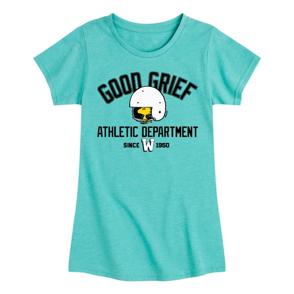 Peanuts - Woodstock Good Grief Ath Dept - Toddler And Youth Girls Short Sleeve Graphic T-Shirt