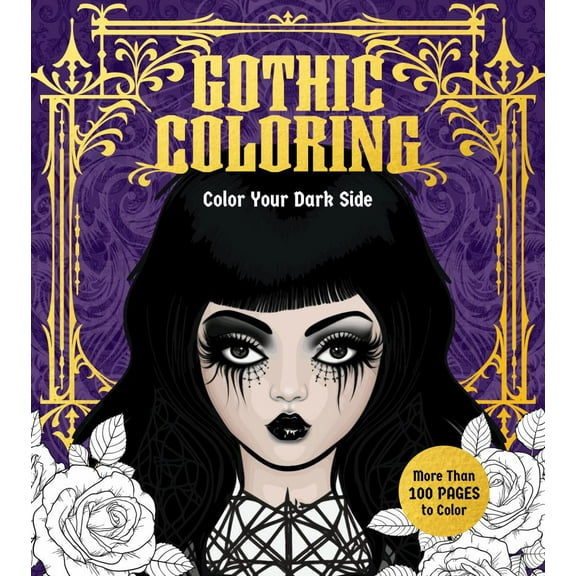 LULU MAYO: Gothic Coloring: Color Your Dark Side - More Than 100 Pages to Color (Paperback)