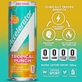thumbnail image 4 of Accelerator Energy Drink, Tropical Punch, 12 fl oz can (12 pack), Zero Sugar, Sustained Energy from 100% Natural Caffeine (200mg from Green Coffee Bean & Green Tea extract), 4 of 6