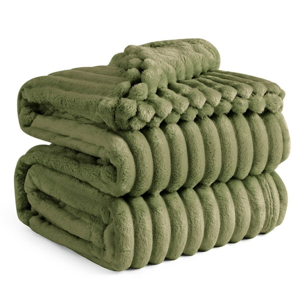 Manta Bedsure Cypress Fleece Queen, 230 x 230 cm, para sofá