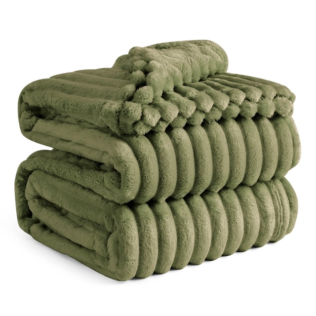 Manta Bedsure Cypress Fleece Queen, 230 x 230 cm, para sofá
