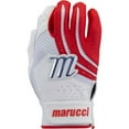 thumbnail image 3 of Marucci Women's Medallion Fastpitch Softball Batting Glove White/Red Medium, 3 of 4