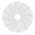thumbnail image 1 of KONTONTY 25Pcs Hair Perm Insulation Pads Light Grey Sponge for Digital Ceramic Hairdressing Use, 1 of 6