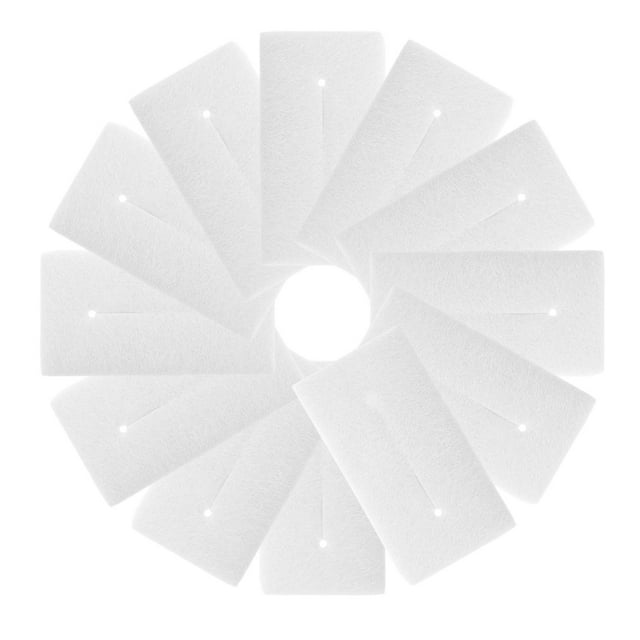 KONTONTY 25Pcs Hair Perm Insulation Pads Light Grey Sponge for Digital Ceramic Hairdressing Use