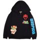 thumbnail image 3 of Nintendo Super Mario Bros. Conjunto de 2 Piezas de Sudadera con Capucha y Shorts con Zíper - Paquete de Sudadera y Shorts con Gráfico de Lazo para Niños (Talla 8-12), 3 of 15