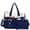 Blue, variant on Nylon Tote Bag for Women, 15.6" Laptop Teacher Work College Travel | Lightweight, 14 pockets, roomy, 40oz bottle holder, washable, crossbody, shoulder, handbag, zipper closure, gym,Bible
