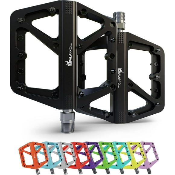 Bicycle Pedals, Nylon Bike Pedals, Non-Slip Wide Platform - 9/16 Inch Bearing, Waterproof Dustproof Mountain Bike Pedals, MTB Pedals, Gravel Bike Pedals, Road Bike Pedals