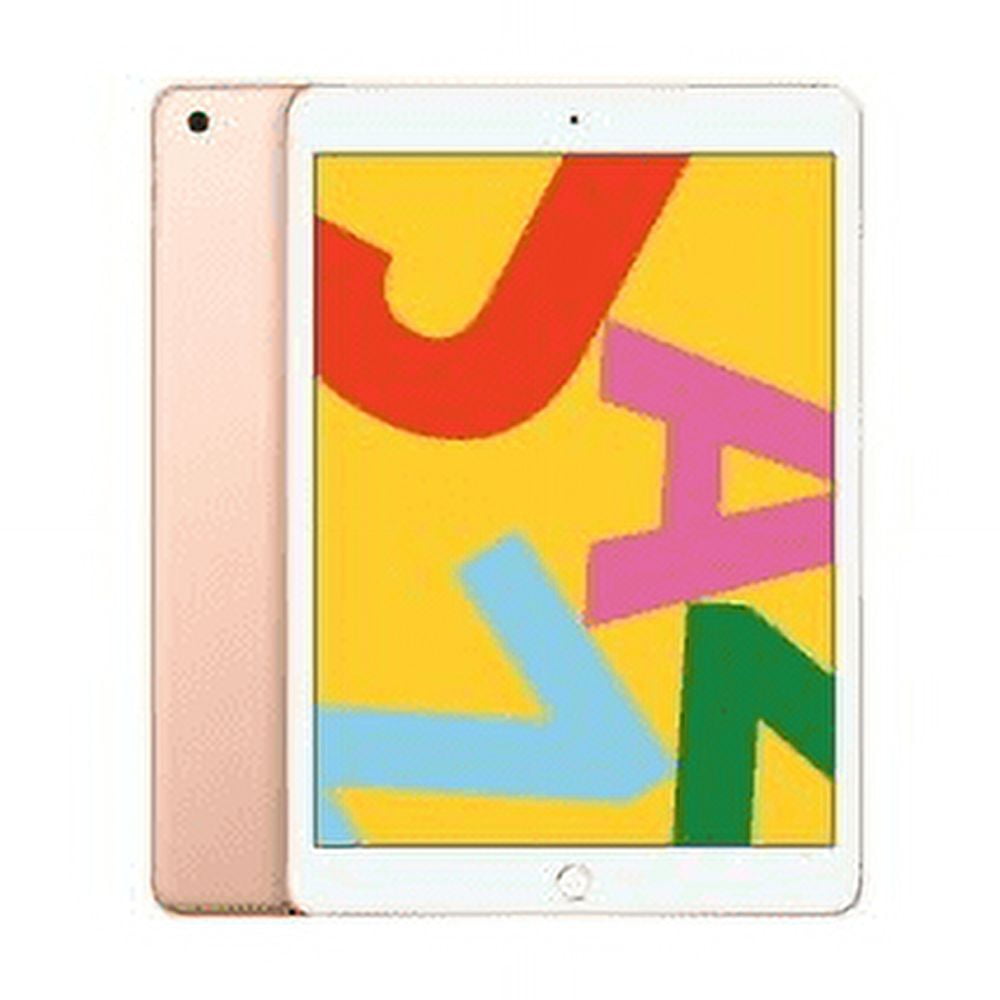 Restored Apple 10.2-inch iPad Wi-Fi - 7th generation - tablet - 32 GB - 10.2" IPS (2160 x 1620) - gold (Refurbished)