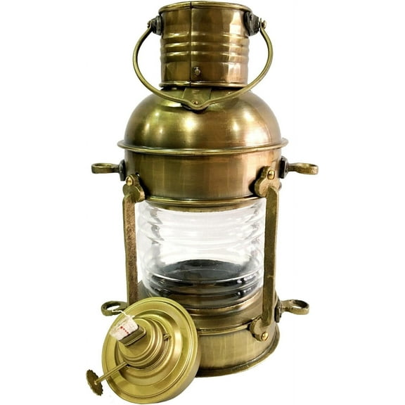 Nautical Antique 10" Ship Lamp Boat Oil Lantern Maritime Collectible Decorative