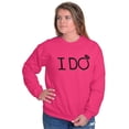 thumbnail image 5 of I Do Bridal Squad Bride Bachelorette Women Crewneck Sweatshirt Brisco Brands L, 5 of 6