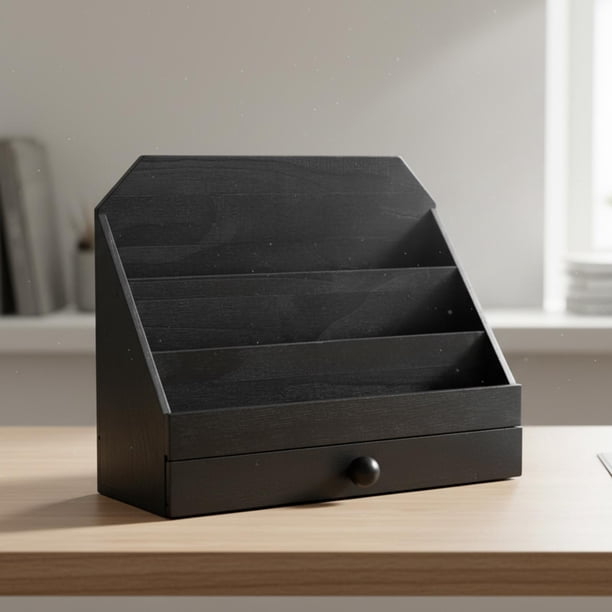 Soporte para tarjetas coleccionables, estante para , organizador elegante, portatarjetas para tiendas minoristas, exposiciones, coleccionistas Negro