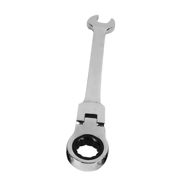 Riwesomey Llave de trinquete de 6 mm y 72 con cabezal giratorio Llave giratoria de 180° con cabezales Artesanía 18 mm