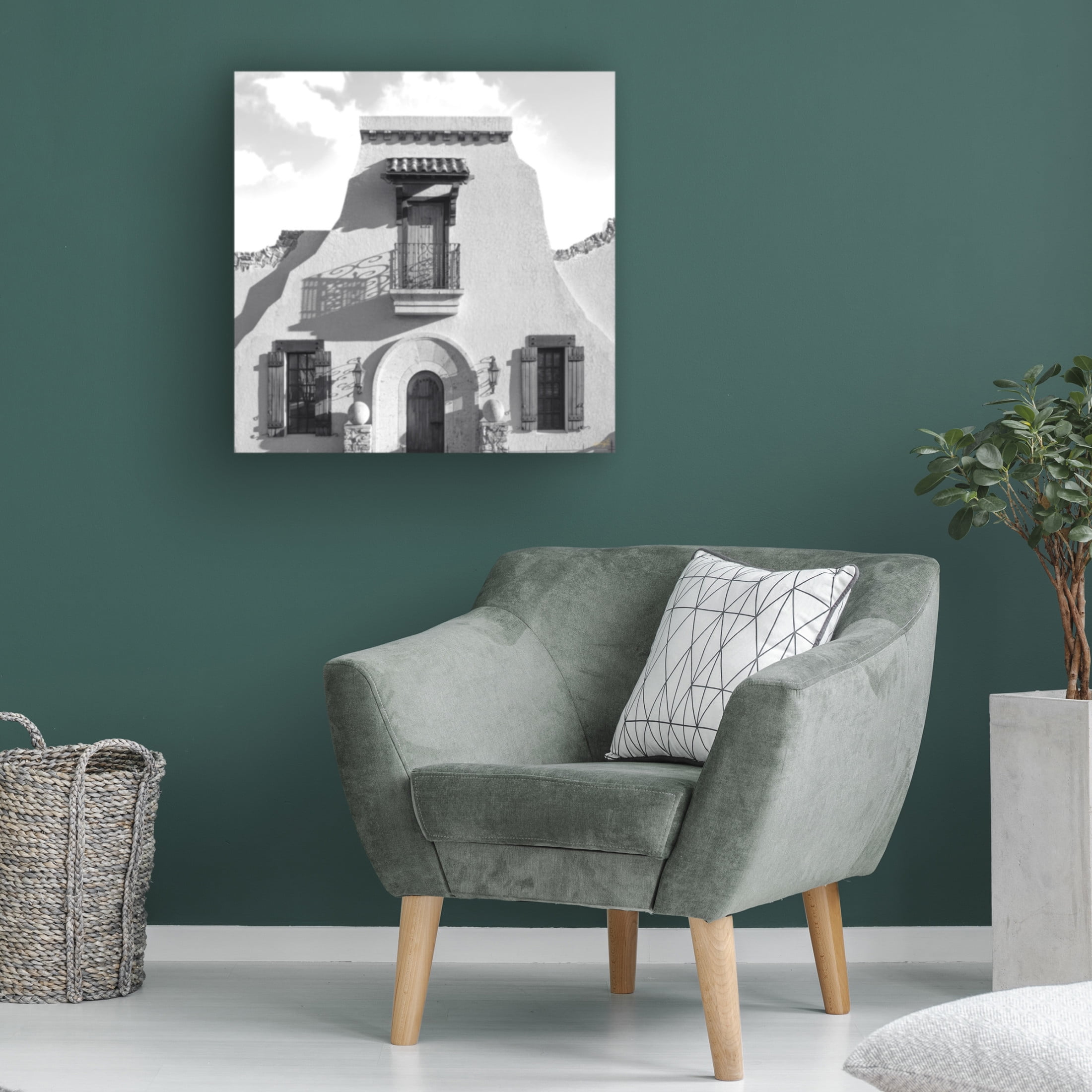 Canvas Wall Art - Life BeautifuLEE 'Old World Glamour' Wall Art for Living Room, Bedroom, or Office Décor by Trademark Fine Art - 18 x 18 Inches
