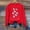 Red, variant on BaoFuBaoMei Halloween Sweatshirts for Women Plus Size Crew Neck Long Sleeve Pullover Tops Halloween Cute Ghost Print Fall Winter Outfit