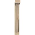 thumbnail image 2 of Ekena Millwork 4"W x 20"D x 28"H Traditional Block Rough Sawn Bracket w/ Offset Brace, Douglas Fir, 2 of 25