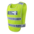 thumbnail image 4 of Seguridad Chaleco de seguridad Rayas reflectantes para advertencia de seguridad nocturna Amarillo Sunnimix Chaleco reflectante de seguridad, 4 of 7