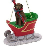 Conversation Concepts American Fox Hound Sleigh Holiday Ornament