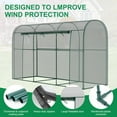 thumbnail image 5 of MOPHOTO Crop Cages for Garden Plant,9.8x3.3x6 Ft Plant Protection Tent with Zippered Door,Arch Raised Bed Cover with Frame,Wind-Resistant Plant Cages for Outdoor Plants Vegetable Flower, 5 of 8