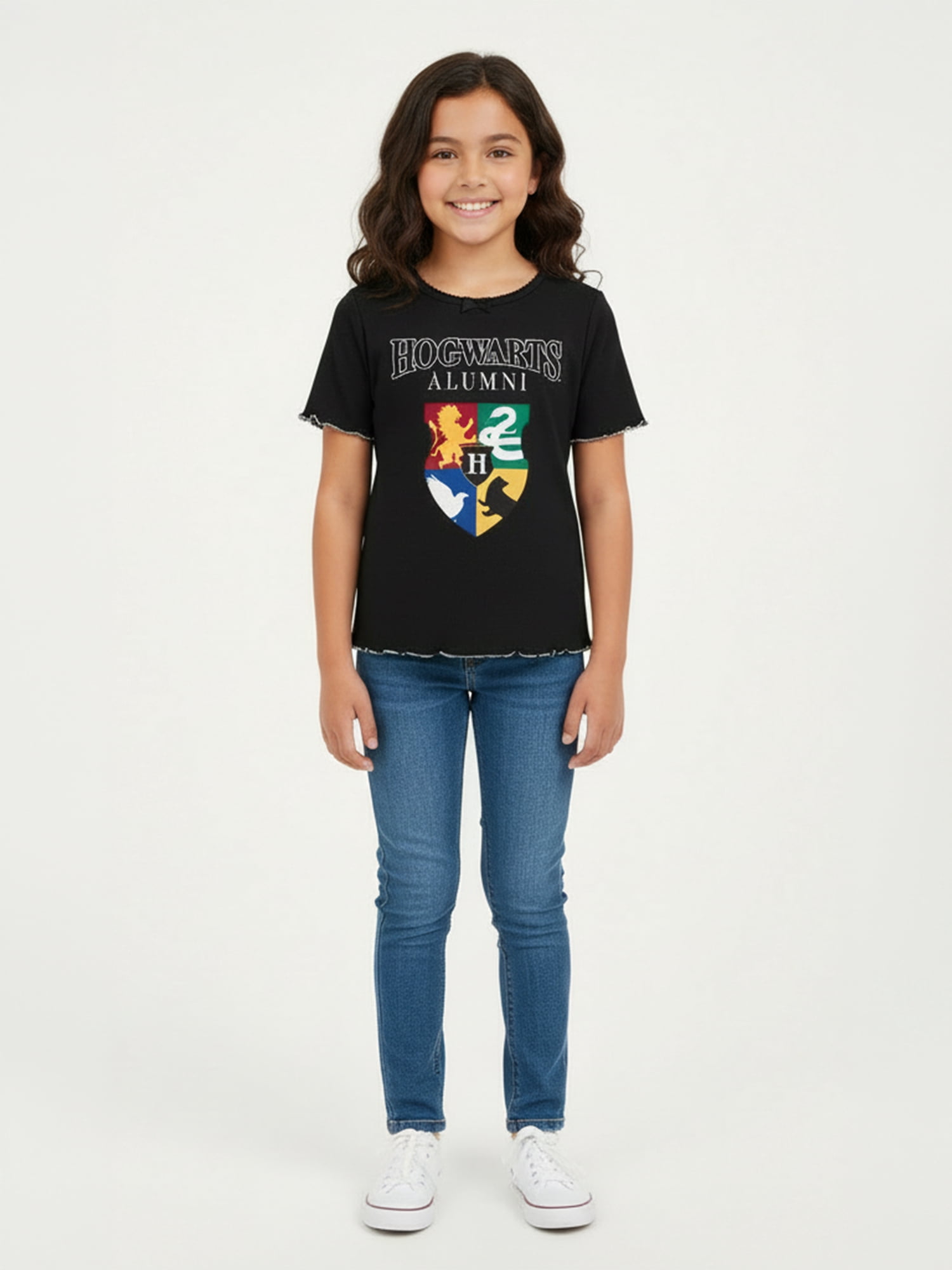 Harry Potter Girls and Big Girls Hogwarts Alumni Graphic Tee, Sizes 4-16