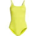 thumbnail image 3 of Lands' End Women's Tugless Thin Strap One Piece Swimsuit, 3 of 4
