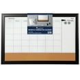 Quartet Home Décor Combination Calendar Board, 23" x 35", Dry
