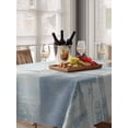 thumbnail image 6 of Blue Beige Table Cloth, Oil Painting Abstract Art Contemporary Waterproof Tablecloth for Rectangle Tables, Reusable Washable Fabric Table Cover for Restaurant Kitchen Dining Tables 52"x70", 6 of 6