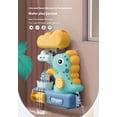 thumbnail image 4 of Baby bath water toy for Toddlers 3 4 5 Year Old Girls Boys,Babies Bathtub Water Dinosaur Toys for Shower Bath Time,Safe Fun Infant Interactive Splash Toys,Lovely Clouds Dino,3 Strong Suction Cups, 4 of 5
