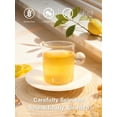 thumbnail image 5 of TeeLux Lemon Ginger Herbal Tea, Refreshing Lemon with Spicy Ginger Root & Zesty Lemongrass, Caffeine Free, Soothing & Tangy Flavor, 100 Tea Bags, 5 of 9