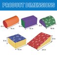 thumbnail image 2 of ECR4Kids SoftZone Climb and Crawl Foam Play Set for Toddlers (5-Piece), 2 of 7