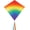 Blended Rainbow, variant on In the Breeze 3505 — Rainbow Stained Glass 30-inch Diamond — Colorful, Easy-Flying Kite with Included Kite Line and Bag