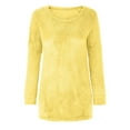 thumbnail image 4 of DEELLEEO Articles en Liquidation! Pulls pour Femmes Mode Automne Pulls à Manches Longues Col Rond Chandail Ample Blouse Haut, 4 of 4