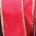 thumbnail image 2 of The Ribbon People Red and Gold Woven Edge Craft Ribbon 0.25" x 220 Yards, 2 of 2