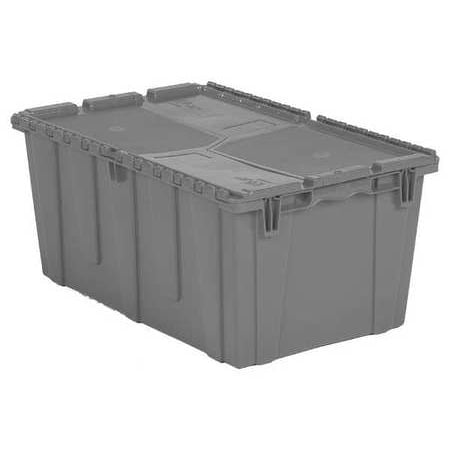 Attached Lid - Orbis 70 lb Capacity, Attached Lid Container, Gray FP243 Grey