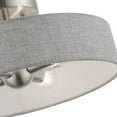 thumbnail image 4 of 46147-91 Livex Lighting Elmhurst - 4 Light Semi-Flush Mount In Timeless Style-6 Inches Tall and 14 Inches Wide-Brushed Nickel/Shiny White Finish, 4 of 10