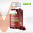 thumbnail image 5 of VITEEY Apple Cider Vinegar Gummies with Ginger, Gut Cleanse Dietary Supplements, Apple Flavor, 60 Ct, 5 of 7