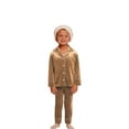 thumbnail image 5 of Family Matching Christmas Pjs Velour Pajamas Long Sleeve Button down Nightwear Warm Pjs Holiday Matching Pajamas, 5 of 5