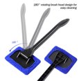 thumbnail image 3 of WINOMO 2pcs Car Windshield Cleaner Brush Auto Window Glass Cleaning Brush Tools with Long Handle (Blue), 3 of 7