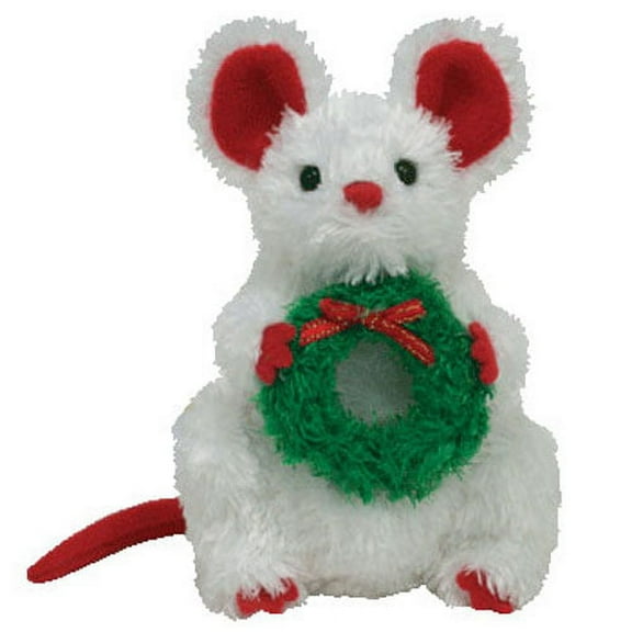 TY Jingle Beanie Baby - GARLANDS the Mouse (4 inch)